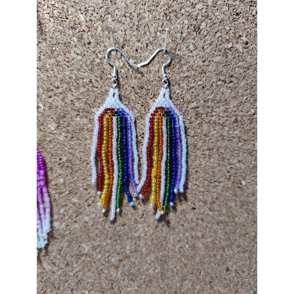Handmade Rainbow Earrings